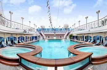Sun Deck onboard Princess Cruise Ship