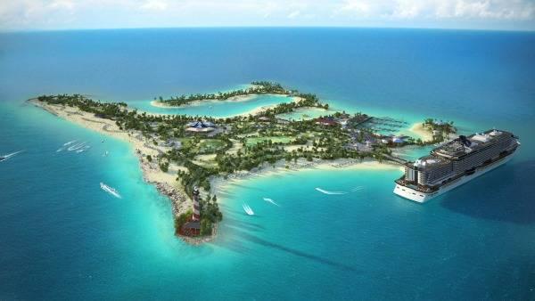 Purpose built Ocean Cay MSC Marine Reserve in the Bahamas