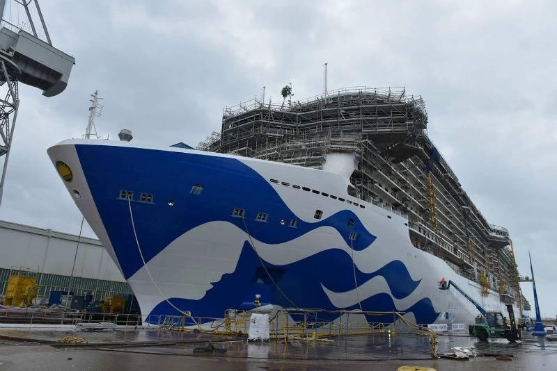 Princess cruises new hull design on Majestic Princess