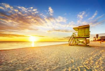 Miami South Beach at sunrise