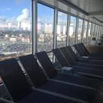 Sun loungers on the Norwegian Escape