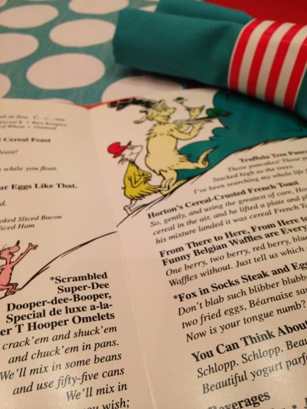 Carnival Dr Seuss Breakfast