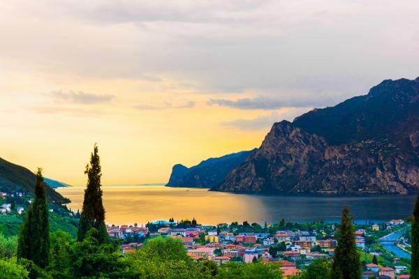 Lake Garda at sunset
