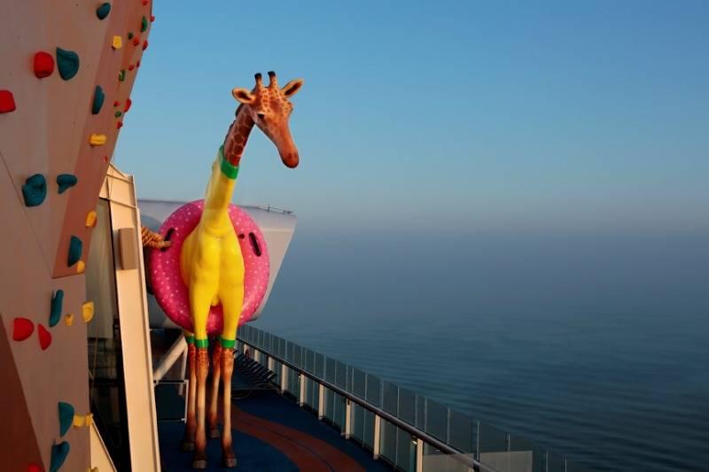 Royal Caribbean's Gigi the Giraffe