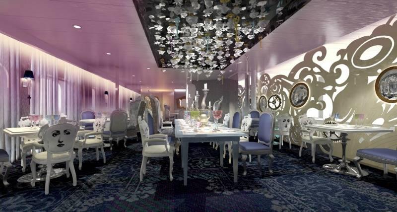Wonderland restaurant onboard Anthem of the Seas