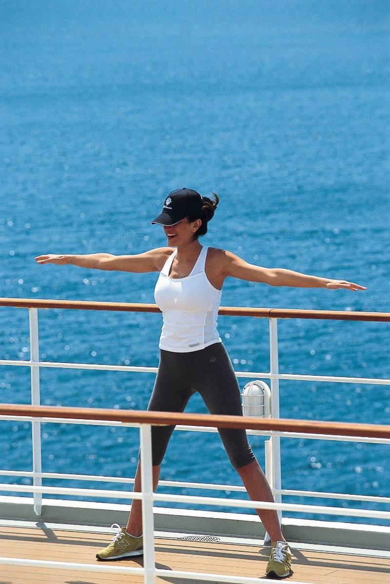 Fitness class on MSC Cruise