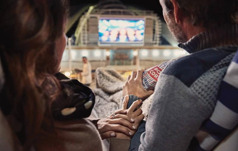 Movie experience on Princess cruise line