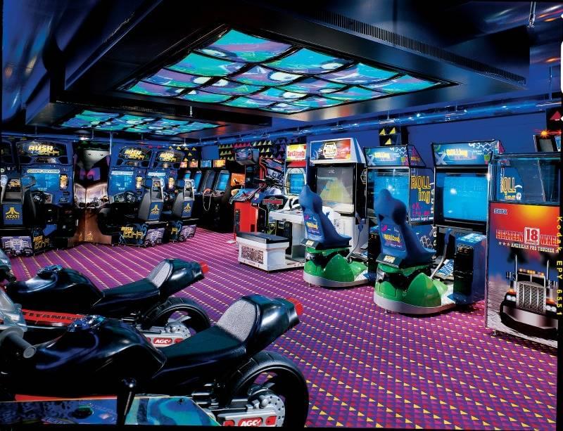 Carnival Cruises video arcade