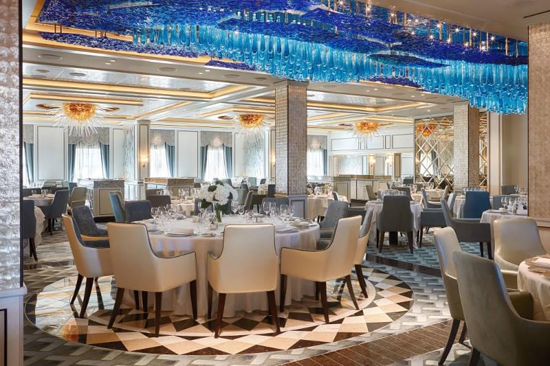 Compass Rose Restaurant on Regent Seven Seas Explorer