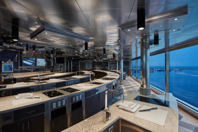 Regent Seven Seas Explorer Culinary Arts Kitchen