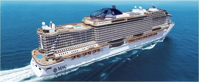 MSC Seaside Float Out Rendering