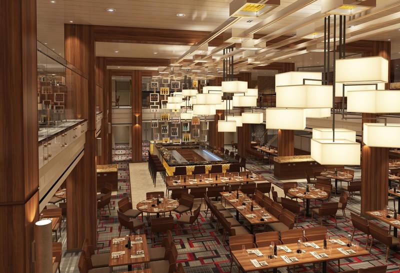 Carnival Horizon Aft Restaurant