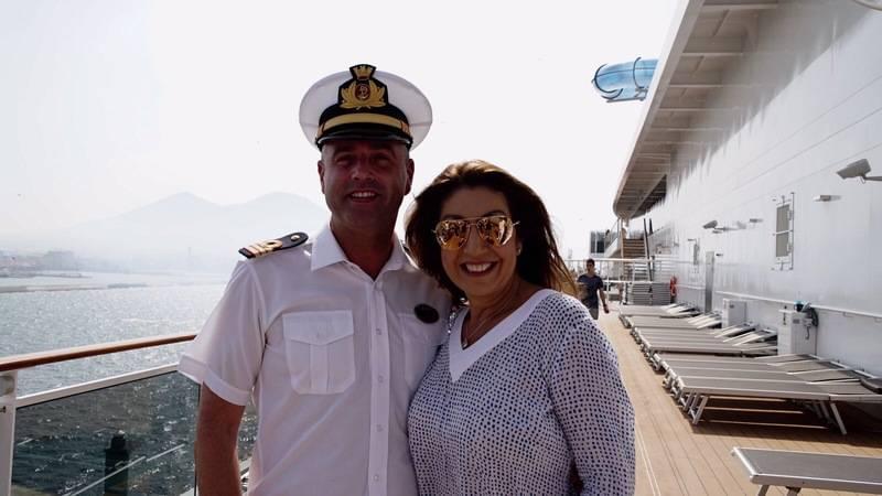 Jane McDonald cruises on the MSC Meraviglia