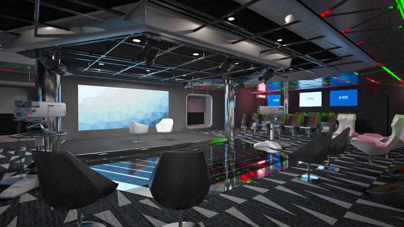 TV Studio and Bar on the MSC Meraviglia