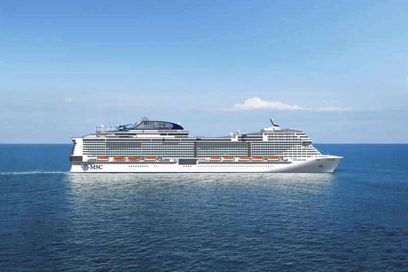 MSC Meraviglia side view