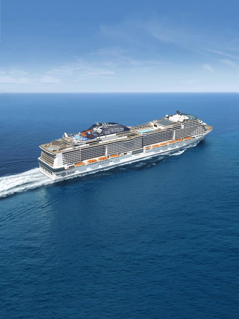 MSC Meraviglia rendering