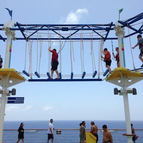 Carnival Horizon Rope Course