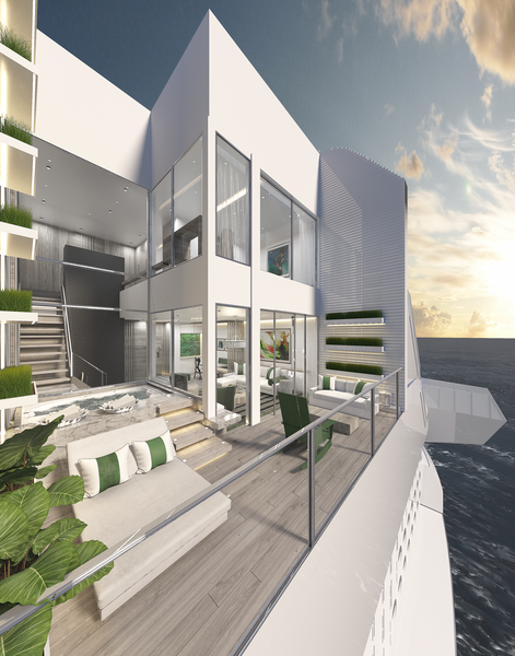 Edge Villa Exterior on the Celebrity Edge