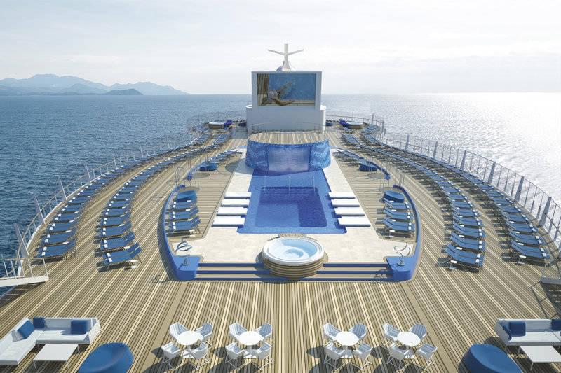 MSC Seaside Upper Pool